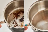 How to Clean Burnt Pan