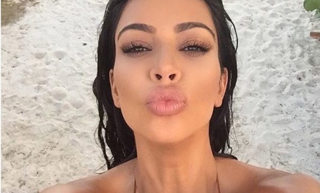 21 Hottest Pics Of Kim Kardashian In A Bikini