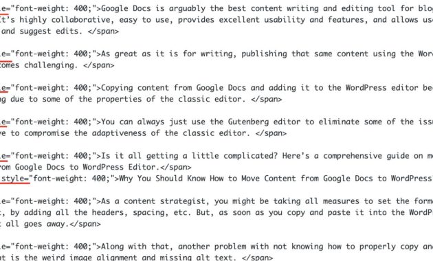 How to Move Content from Google Docs to WordPress Editor