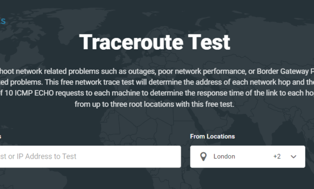 10 Online Traceroute Tools to Troubleshoot Network Issues
