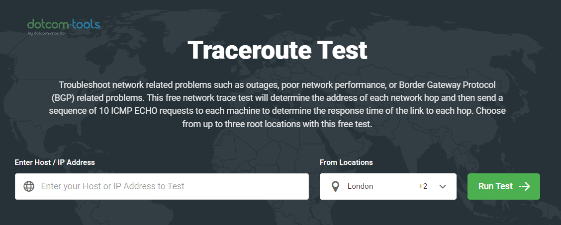 10 Online Traceroute Tools to Troubleshoot Network Issues
