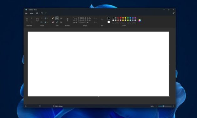 Our first look at Windows 11’s redesigned MS Paint with unreleased dark mode