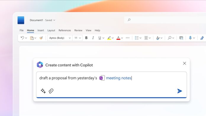 Exclusive: Our first look at Microsoft 365 AI Copilot in Word for Windows 10, Windows 11