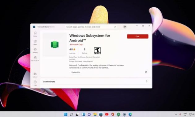 Windows 11’s Android subsystem now lets you assign memory to mobile apps